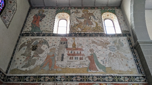 Hedwig and Burchard III. as founders of the monastery